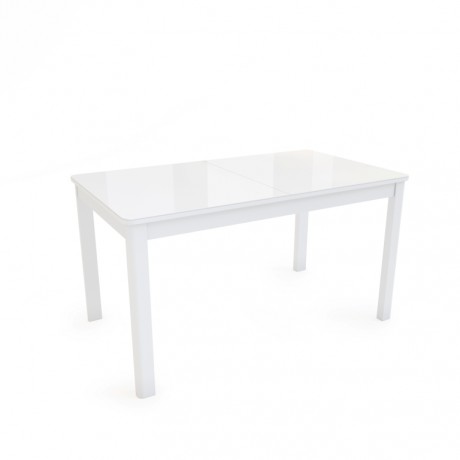 ГРАНД G тол раздвижной со стеклом Optiwhite Белый/Белый